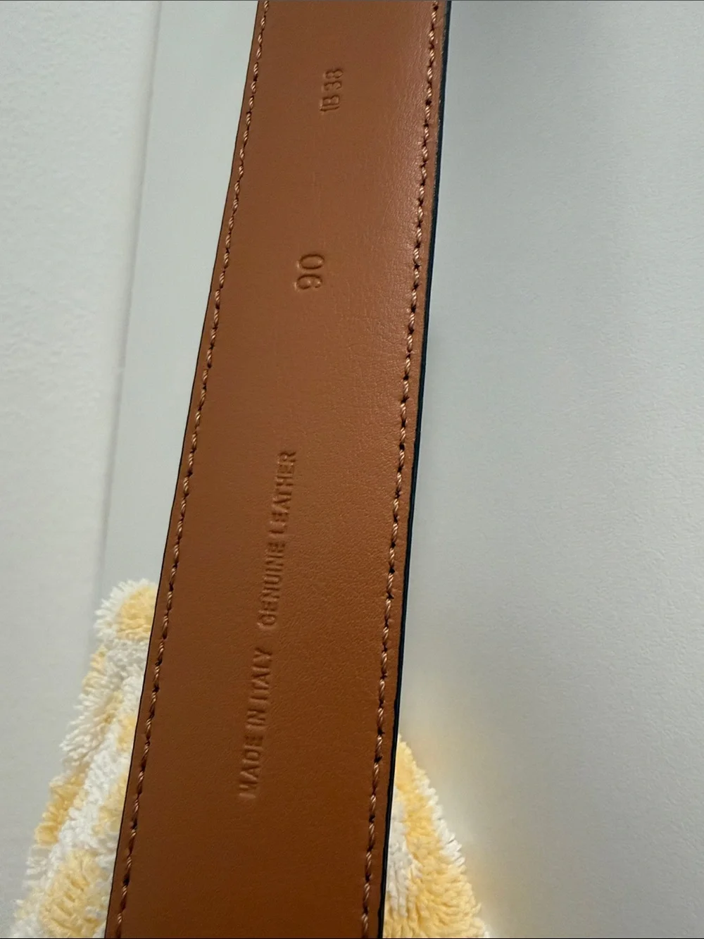 Tod’s Men Classic Black Leather Dress Belt